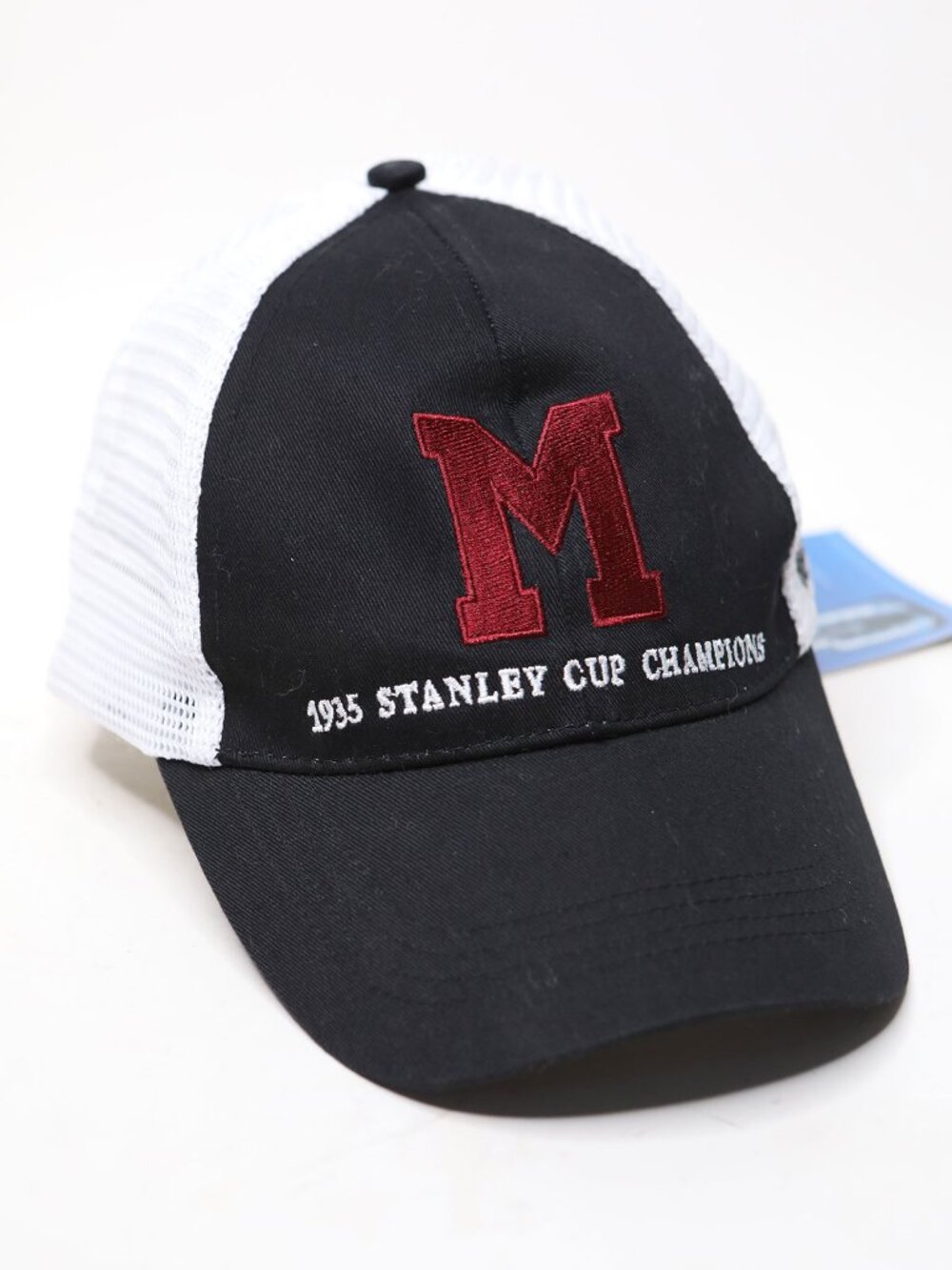 NHL Montreal Maroons 1935 Stanley Cup Champions  Mesh Trucker Snapback Hat NWT